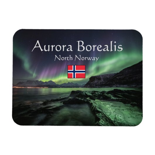 Noordelijke Lichten Noorwegen Magneet (Horizontaal)
