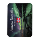 Noordelijke Lichten Noorwegen Magneet (Verticaal)