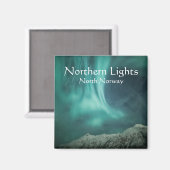 Noordelijke Lichten Noorwegen Magneet (Voorkant / Achterkant)