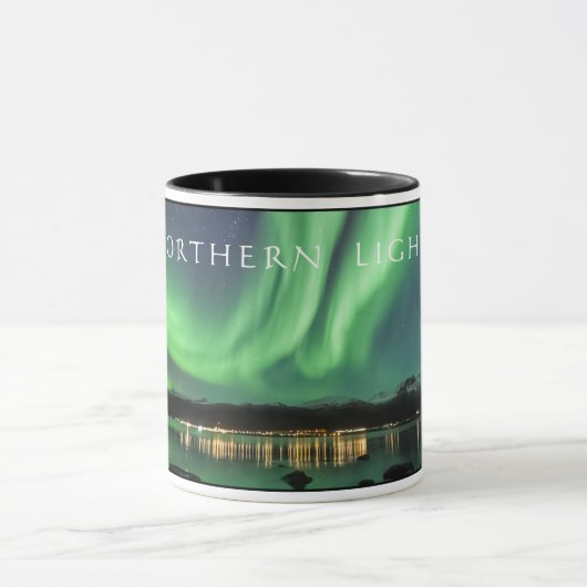Noordelijke Lichten Noorwegen Mok (Midden)