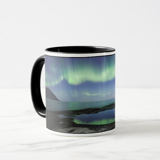 Noordelijke Lichten Noorwegen Mok (Voorkant links)