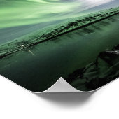 Noordelijke Lichten Noorwegen Poster (Hoek)