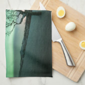 Noordelijke Lichten Noorwegen Poster Theedoek (Quarter Fold)