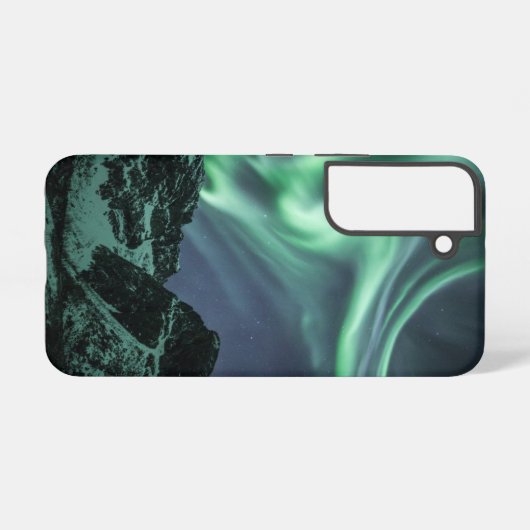 Noordelijke Lichten Noorwegen Samsung Galaxy Hoesje (Achterkant horizontaal)