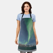 Noordelijke Lichten Noorwegen Schort (Gedragen)