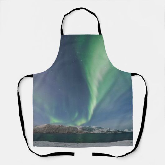 Noordelijke Lichten Noorwegen Schort (Voorkant)