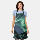 Noordelijke Lichten Noorwegen Schort (Gedragen)