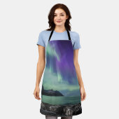 Noordelijke Lichten Noorwegen Schort (Gedragen)