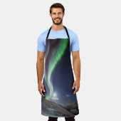 Noordelijke Lichten Noorwegen Schort (Gedragen)