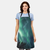 Noordelijke Lichten Noorwegen Schort (Gedragen)
