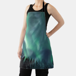 Noordelijke Lichten Noorwegen Schort