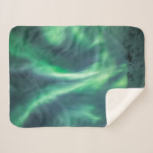 Noordelijke Lichten Noorwegen Sherpa Deken (Voorkant (horizontaal))
