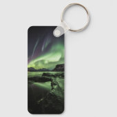 Noordelijke Lichten Noorwegen Sleutelhanger (Achterkant)