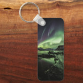 Noordelijke Lichten Noorwegen Sleutelhanger (Voorkant)