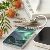 Noordelijke Lichten Noorwegen Sleutelhanger (Voorkant Rechts)