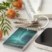 Noordelijke Lichten Noorwegen Sleutelhanger (Voorkant Rechts)