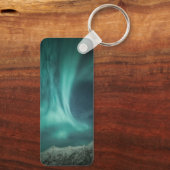 Noordelijke Lichten Noorwegen Sleutelhanger (Achterkant)