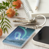 Noordelijke Lichten Noorwegen Sleutelhanger (Voorkant Rechts)