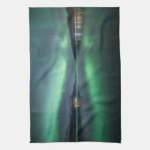 Noordelijke Lichten Noorwegen Theedoek (Verticaal)