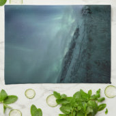 Noordelijke Lichten Noorwegen Theedoek (Gevouwen)