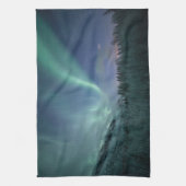 Noordelijke Lichten Noorwegen Theedoek (Verticaal)