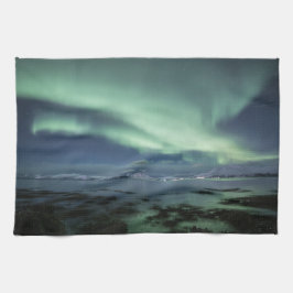 Noordelijke Lichten Noorwegen Theedoek