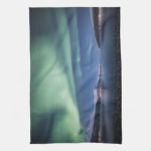 Noordelijke Lichten Noorwegen Theedoek (Verticaal)