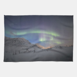 Noordelijke Lichten Noorwegen Theedoek