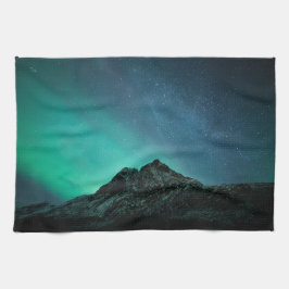 Noordelijke Lichten Noorwegen Theedoek