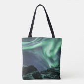 Noordelijke Lichten Noorwegen Tote Bag (Achterkant)