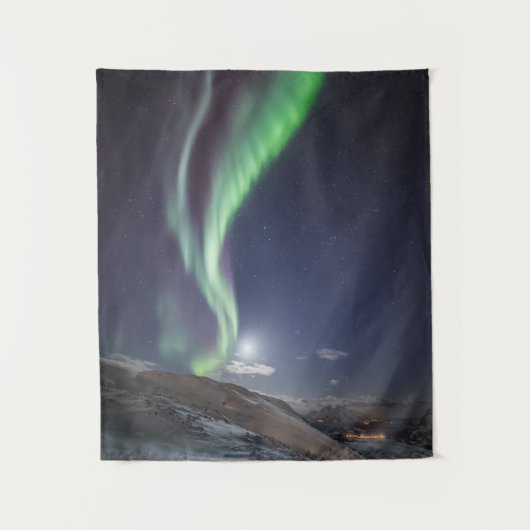 Noordelijke Lichten Noorwegen Wandkleed (Voorkant)