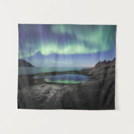Noordelijke Lichten Noorwegen Wandkleed