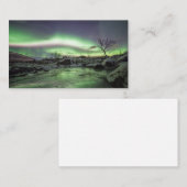 Noordelijke lichten notitiekaartje (Voorkant / Achterkant)
