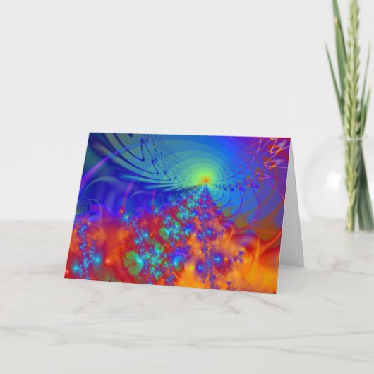 "Noordelijke Lichten Nummer Twee" ~- Wenskaart Kaart (Voorkant)