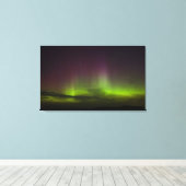 NOORDELIJKE LICHTEN OP WINTERDAG CANVAS AFDRUK (Insitu (Houten vloer))