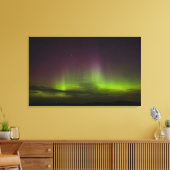 NOORDELIJKE LICHTEN OP WINTERDAG CANVAS AFDRUK (Insitu (Woonkamer))