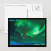 Noordelijke lichten over Abisko Zweden Briefkaart (Voorkant / Achterkant)