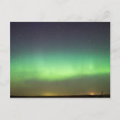 Noordelijke lichten over Alberta Briefkaart (Voorkant)