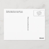 Noordelijke lichten over het centrum van Whitehors Briefkaart (Achterkant)