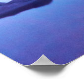 Noordelijke lichten over het meer van Jokulsarlon, Poster (Hoek)