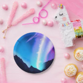 Noordelijke lichten papieren bordje (Feest)