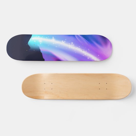 Noordelijke lichten persoonlijk skateboard (Horizontaal)
