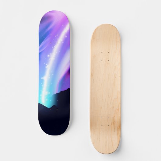 Noordelijke lichten persoonlijk skateboard (Voorkant)