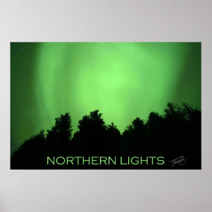 Noordelijke lichten poster