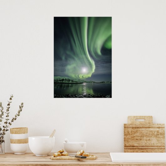 Noordelijke lichten poster (Keuken)