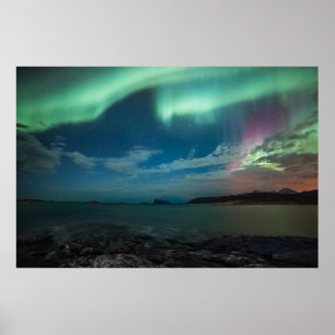 Noordelijke lichten poster