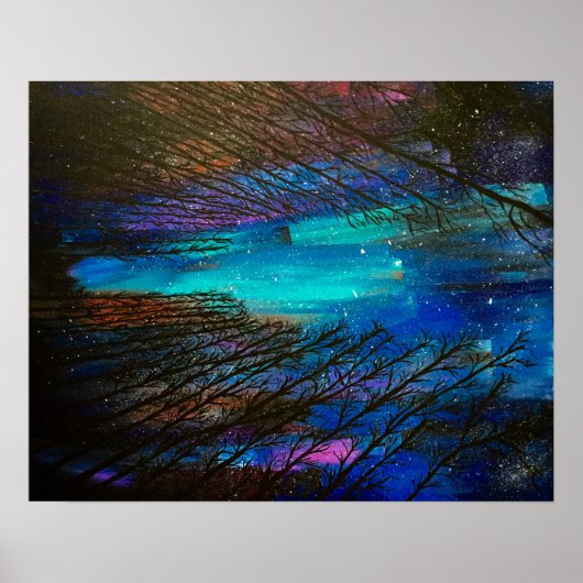 Noordelijke lichten poster (Voorkant)