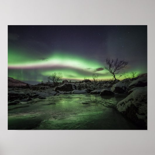 Noordelijke lichten poster (Voorkant)