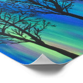 Noordelijke lichten poster (Hoek)