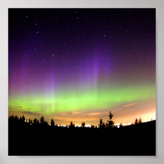 Noordelijke lichten poster (Voorkant)